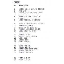 PXW-X200 Sony Camera Exploded Diagram