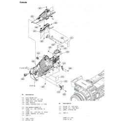 PXW-X200 Sony Camera Exploded Diagram