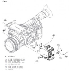 PXW-X200 Sony Camera Exploded Diagram