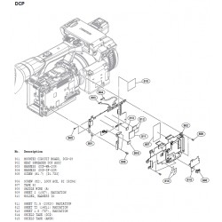 PXW-X200 Sony Camera Exploded Diagram