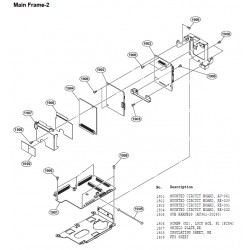 PXW-X200 Sony Camera Exploded Diagram