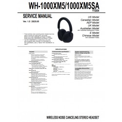 Sony WH-1000XM5 Service Manual
