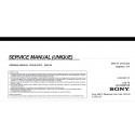 Sony KD-43X85K / KD-50X85K / KD-55X85K / KD-65X85K / KD-75X85K / KD-85X85K TV Service Manual