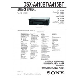 Sony DSX-A410BT Service Manual