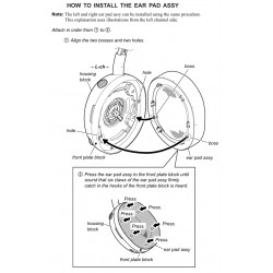 Sony Headphone Ear Pad for INZONE H9 II WH-G910N YY2987 S0930103088
