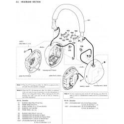 WH-1000XM6 / YY2984 Sony Audio Exploded Diagram