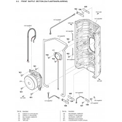 HT-A9 SA-FLA9 SA-FRA9 SA-RLA9 SA-RRA9 TMR-A9WT Sony Audio Exploded Diagram