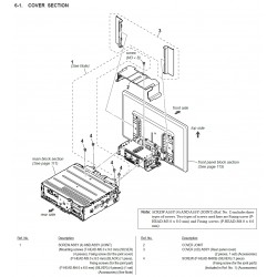 XAV-AX8500 Sony Audio Exploded Diagram
