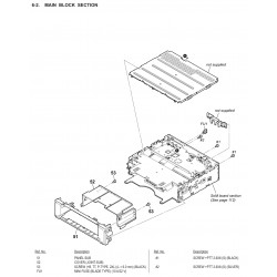 XAV-AX8500 Sony Audio Exploded Diagram