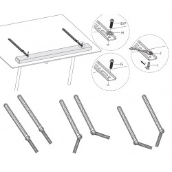 Universal Sound Bar Attachment Bracket to Television