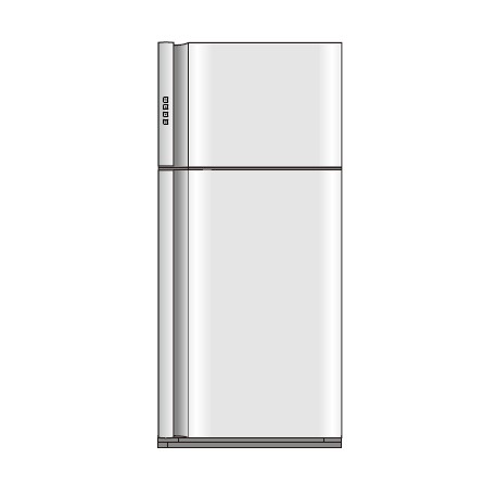 Sharp Refrigerator Exploded Diagram SJ-XP580G-SL / SJ-XP580G-BK
