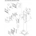 Sharp Refrigerator Exploded Diagram SJ-XP580G-SL / SJ-XP580G-BK