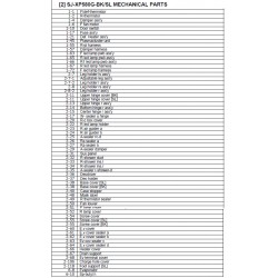 Sharp Refrigerator Exploded Diagram SJ-XP580G-SL / SJ-XP580G-BK