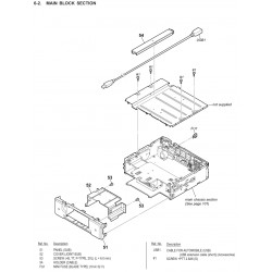 XAV-AX8100 Sony Audio Exploded Diagram