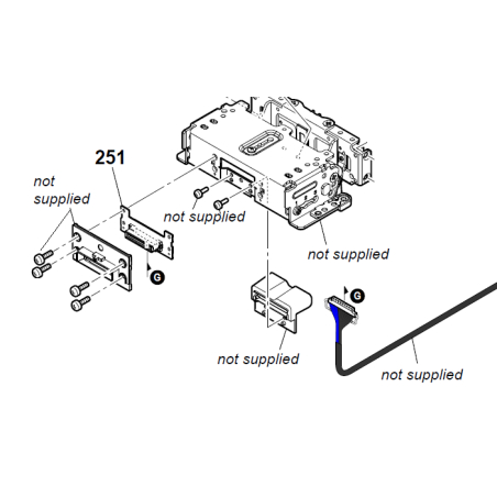 Sony SUB-D MOUNTED PC BOARD for XAV-AX8500 S0A5069322A A5069322A
