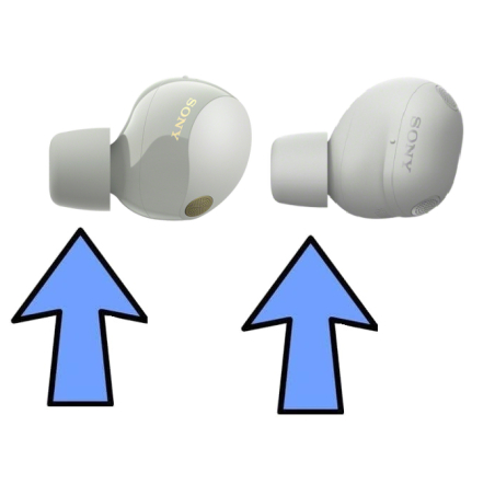 Sony Ear Bud Silver WF-1000XM5 WF-1000XM6 Earphones YY2963 S0504850311 S0504850411 S0504850511 S0504850611 EP-NI1010