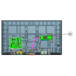 Sony FFC 51pin KD75X8000G (1 CABLE) S0100142512 100142512 S0100142411 100142411