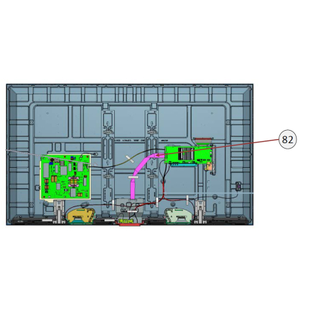 Sony FFC 51pin KD75X8000G (1 CABLE) S0100142512 100142512 S0100142411 100142411