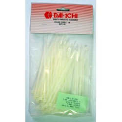 Cable Ties 142mm WHITE - 100 Pack