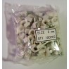 Round Cable Clips  - 6mm White 100 Pack