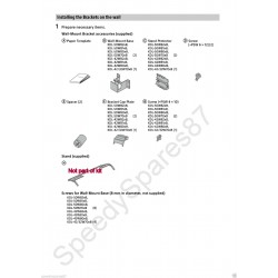 Sony Television Wall Mount Kit