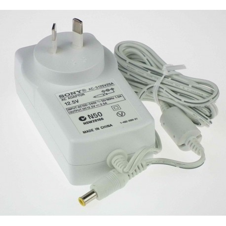 Sony AC-S125V25A Audio AC Adaptor - WHITE