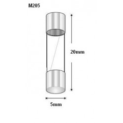 Ceramic Fuse M205 4Amp Fast Blow 250V