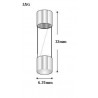 Ceramic Fuse 3AG 500mA Fast Blow 250V