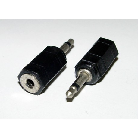 Adaptor - 3.5mm MONO Plug to 3.5mm STEREO Socket