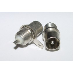 Adaptor - Plug 75ohm COAX CHASSIS MOUNT -Male