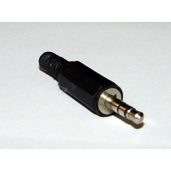 Adaptor - Plug 3.5mm STEREO - Black