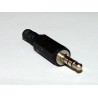 Adaptor - Plug 3.5mm STEREO - Black
