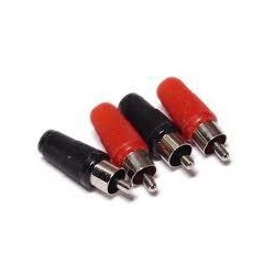 Adaptor - RCA Plug - Black and red