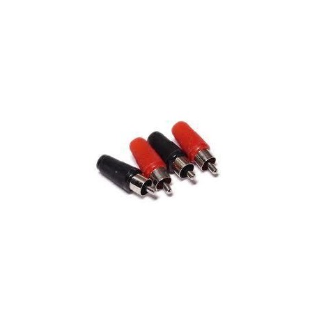 Adaptor - RCA Plug - Black and red