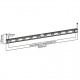 Universal Sound Bar Wall Bracket 30-810mm