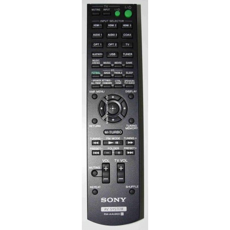 Sony RM-AAU203 Audio Remote