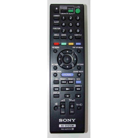 Sony RM-ADP074 Blu-ray Remote