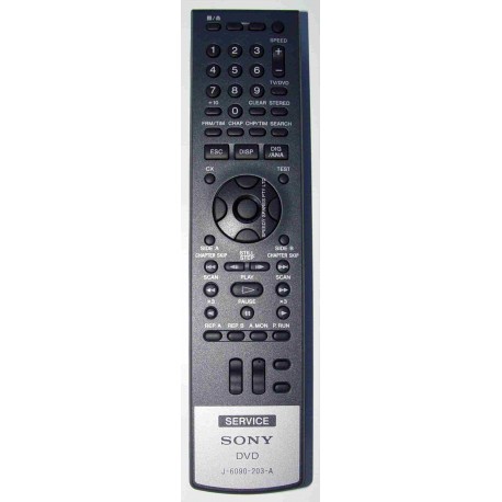 Sony Service Remote for DVD Recorder