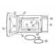 R330YW & R330YS Sharp Microwave Exploded Diagram