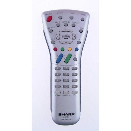 Sharp Television GA160WJSA Remote