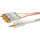 White Peal Series - 3.5mm to Audio / Video Lead