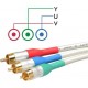 White Peal Series - Component RGB / YUV Video Lead