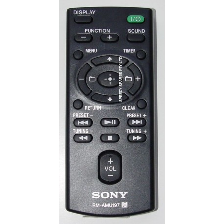 Sony RM-AMU197 Audio Remote