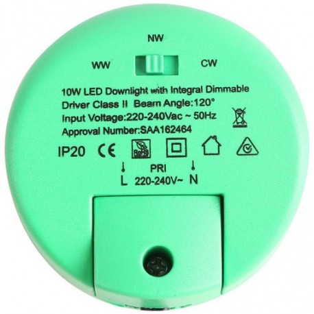 3 Colour CTS Dimmable LED Down Light 10Watt