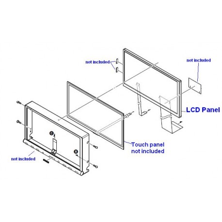 Sony LCD Panel XAV712BT XAV712HD XAV701BT XAV741