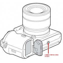 Sony Alpha Camera Tripod Screw Socket