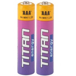 Rechargeable AAA Batteries - 2 Pack