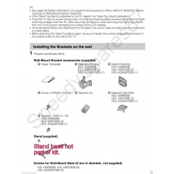 Sony Television Wall Mount Kit