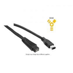 Firewire (i-Link/DV) Cable 6pin to 9pin 2 Metre