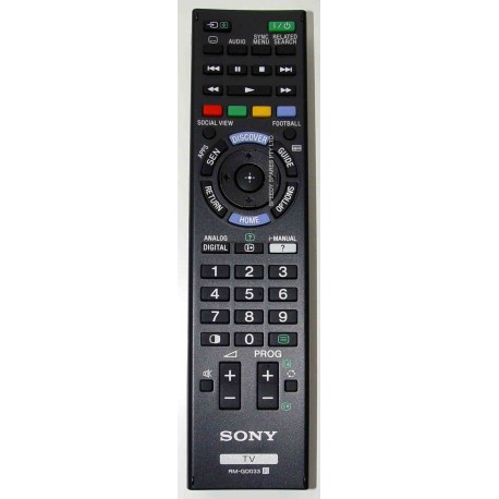 Sony RM-GD033 Television Remote